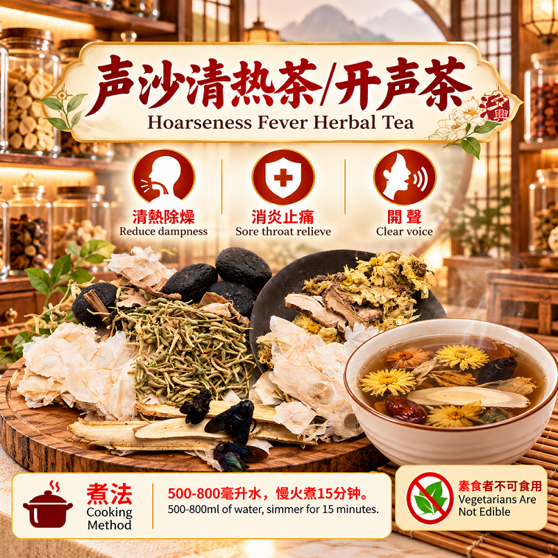 声沙清热茶shopee 1