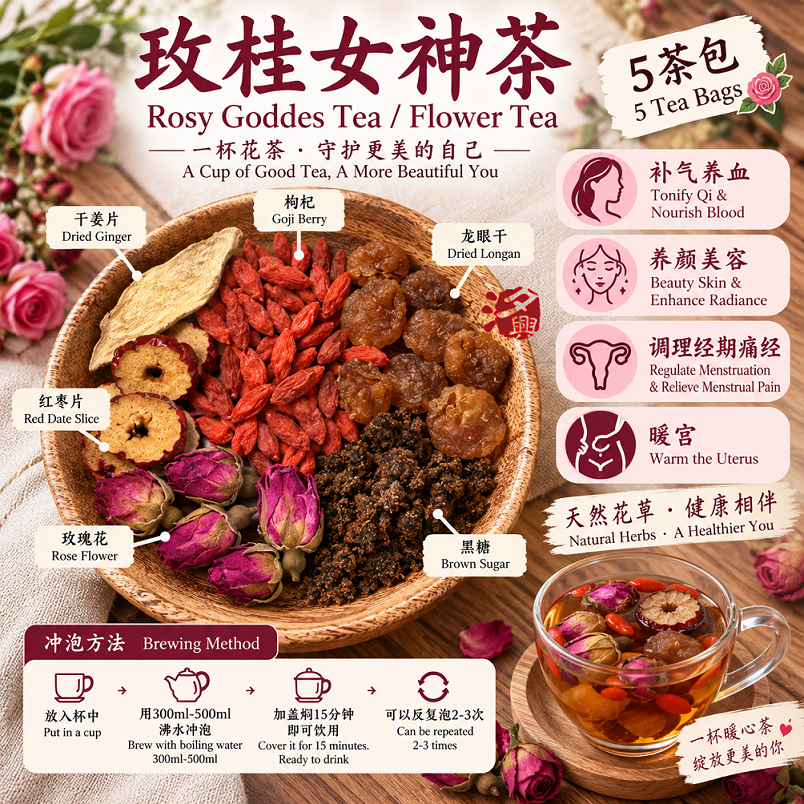 花茶 玫桂女神茶
