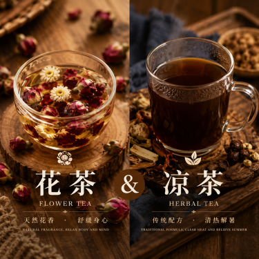 Flower Tea & Herbal Tea花茶 & 凉茶